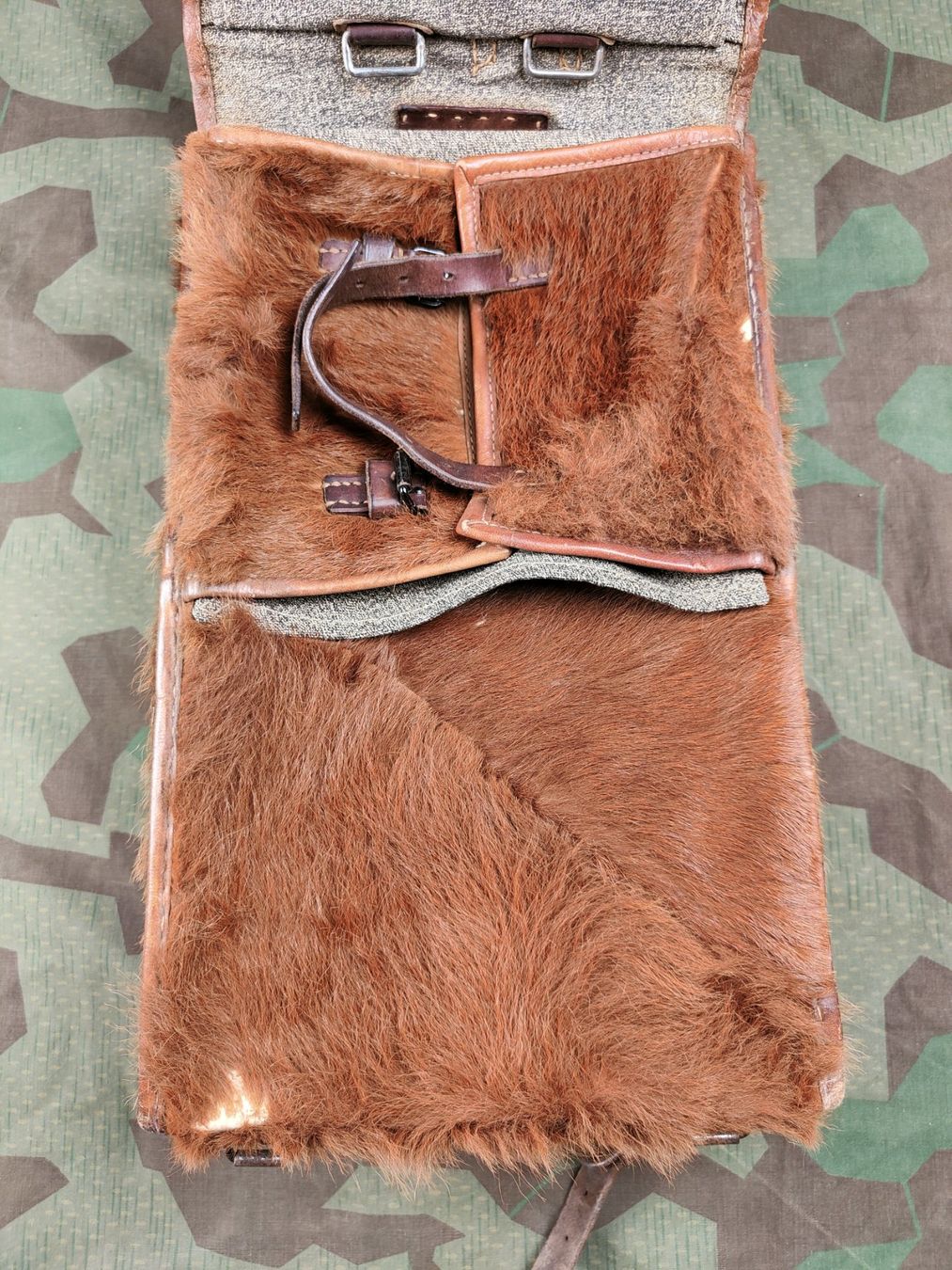 Schweizer Armee Uniformi: Tornister Ord. 1942, Sparversion, von 1944 – Usato da Bauma venduto da SwissMilitaria 5
