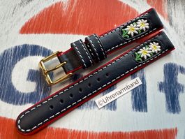 16mm Uhrenband Leder Edelweiss, Uhrenarmband