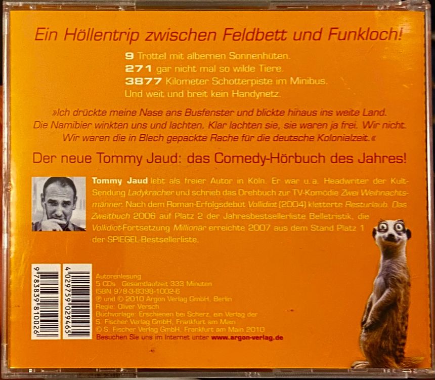 TOMMY JAUD – HUMMELDUMM • DER HÖRBUCH • 5 CDs (Gebraucht) in Luzern für ...