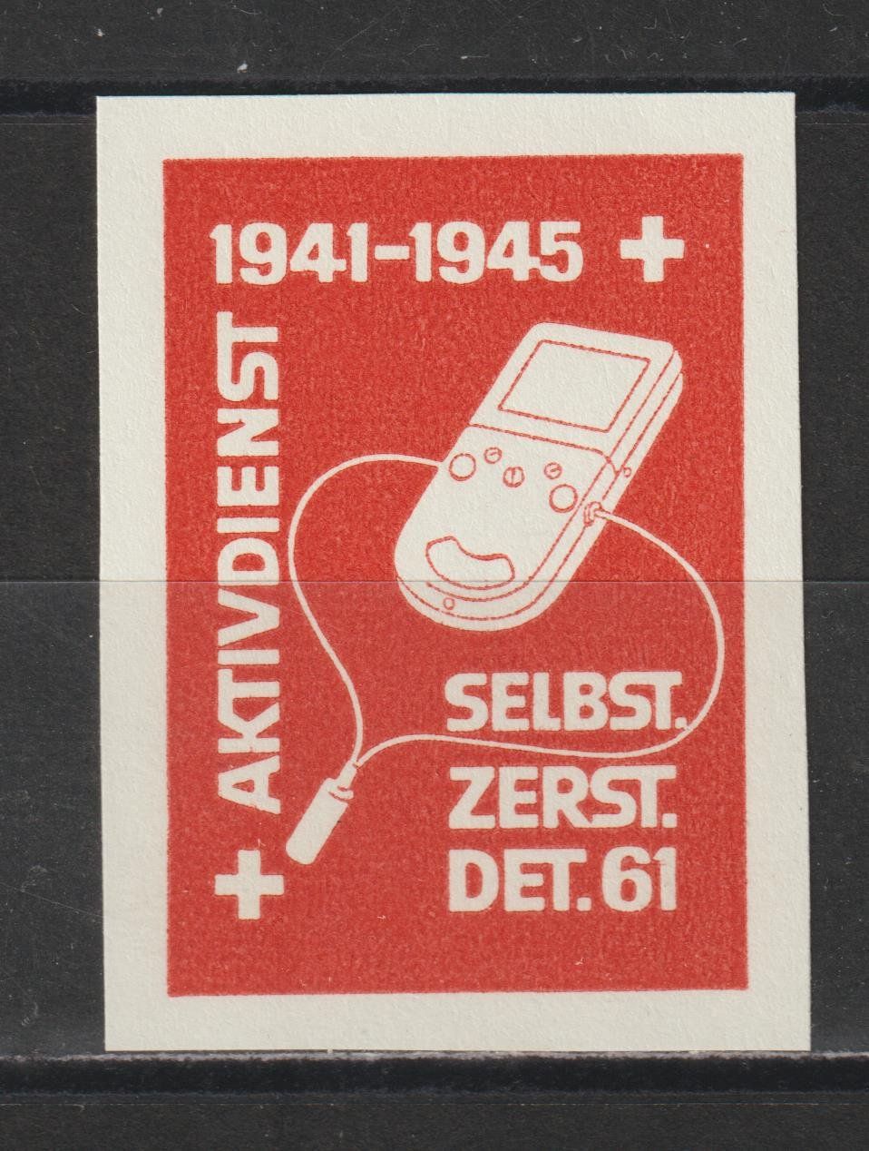 Tutti i francobolli: Zerstörungstruppen Nr. 18/2 ** – Usato da Siebnen venduto da Fstaehli