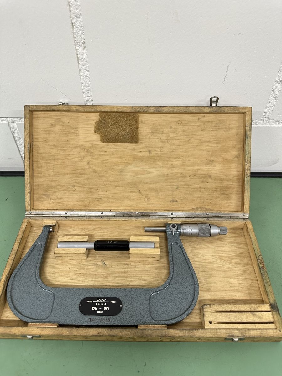 Tesa Misurare: Tesa Mikrometer,  Micrometer 125-150mm. – Usato da Aarberg venduto da SNMachines