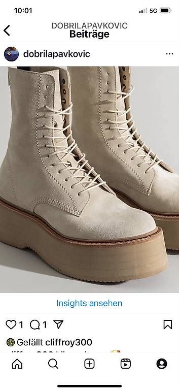 Scarpe da donna: R 13 leather Boots – Usato da Basel venduto da DobrilaP