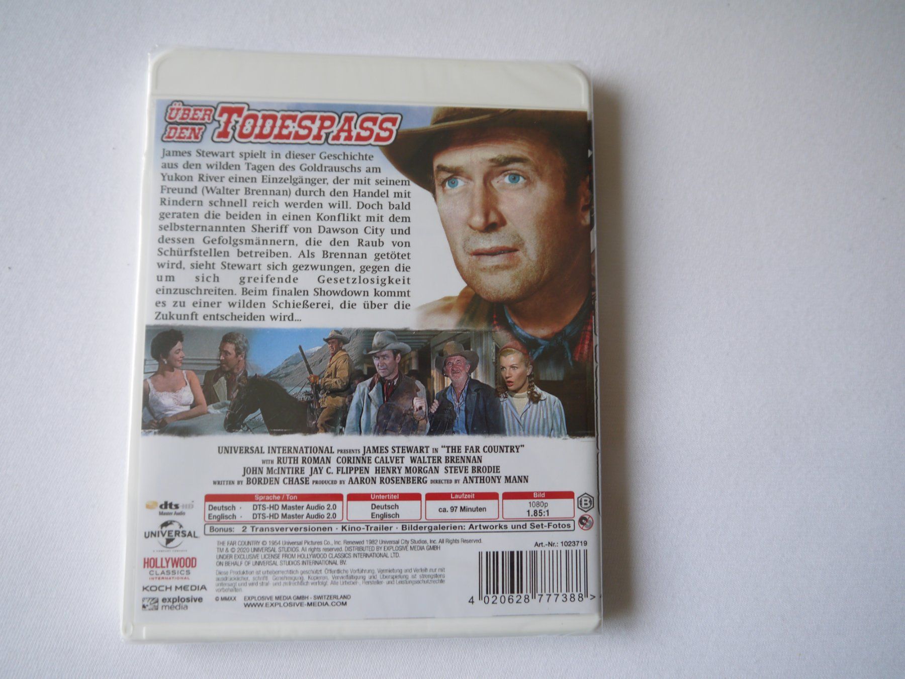 Tutti i DVDs: ÜBER DEN TODESPASS(1954) - James Stewart – Nuovo e nell'imballaggio originale da Hagendorn venduto da Blaf 1