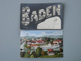 ANTIKE ANSICHTSKARTEN BADEN AARGAU