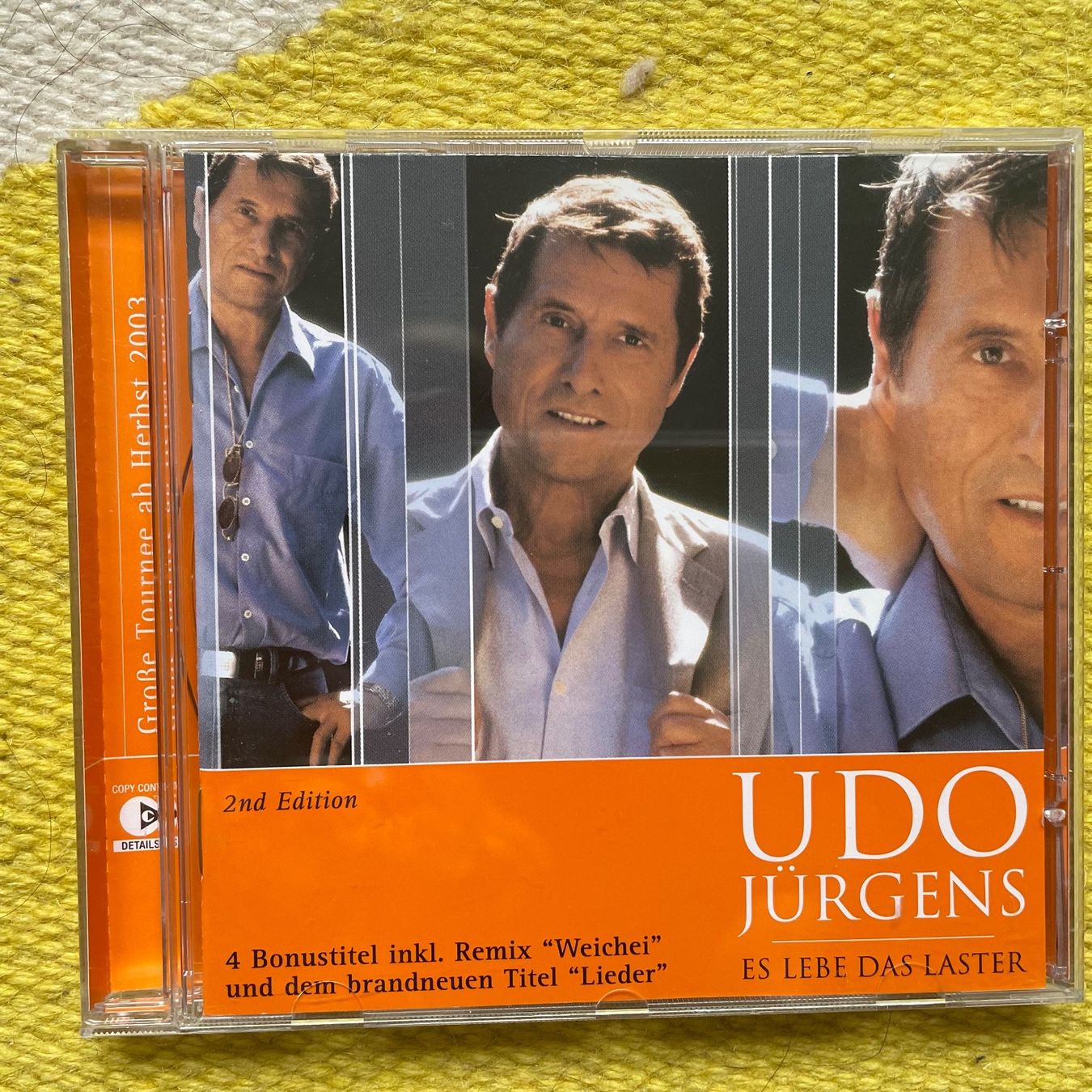 CD: UDO JÜRGENS-ES LEBE DAS LASTER – Usato da Rorschacherberg venduto da CD-Roli