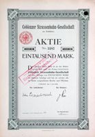 Coblenzer Strassenbahn-Gesellschaft zu Coblenz - 1908