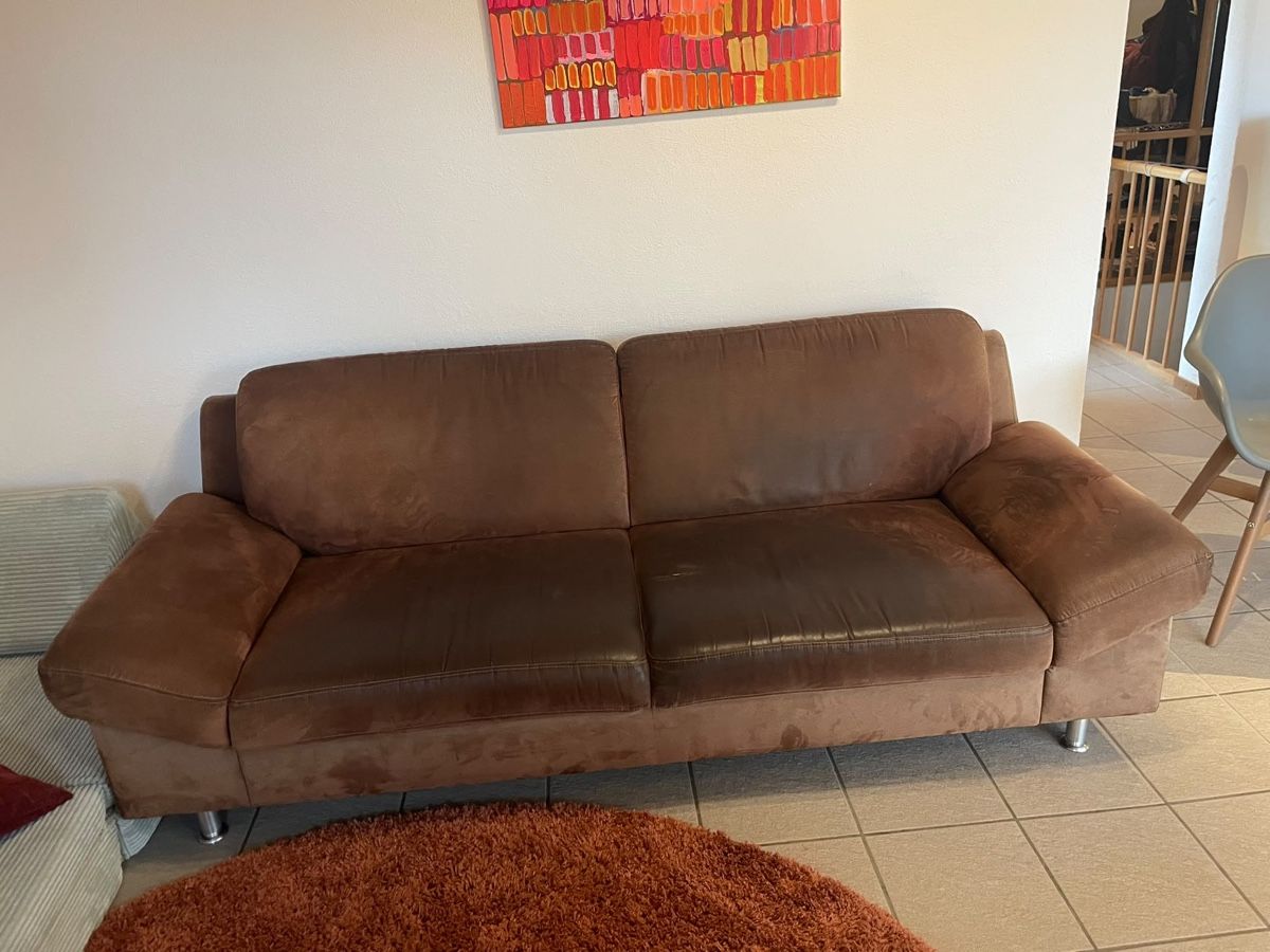 Sofas: Braunes Ledersofa – D'occasion à Innerberg par Oliwa