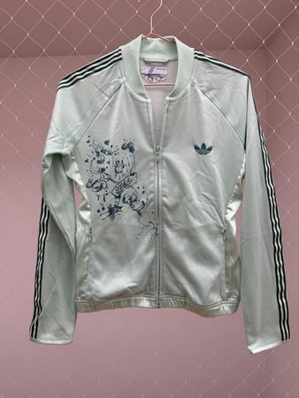 Tolle vintage Adidas Trainerjacke, Mint, Fafi, Gr. 36