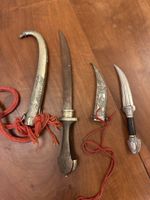 Antike Dolche/Messer Set mit Scheiden, Sammlerstücke!