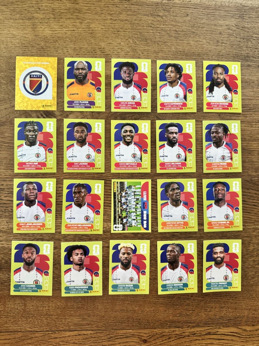 Panini Carte collezionabili: Haiti Panini WM 2026 – Nuovo (secondo la descrizione) da Emmenbrücke venduto da Lukee1901