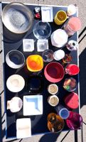 Flohmarkt Konvolut von div. Geschirr, Gefässen, Dekosachen