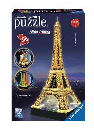 Ravensburger Puzzle: 3D Puzzle, Ravensburger: Thema Eifelturm – Usato da Egolzwil venduto da tamaya1