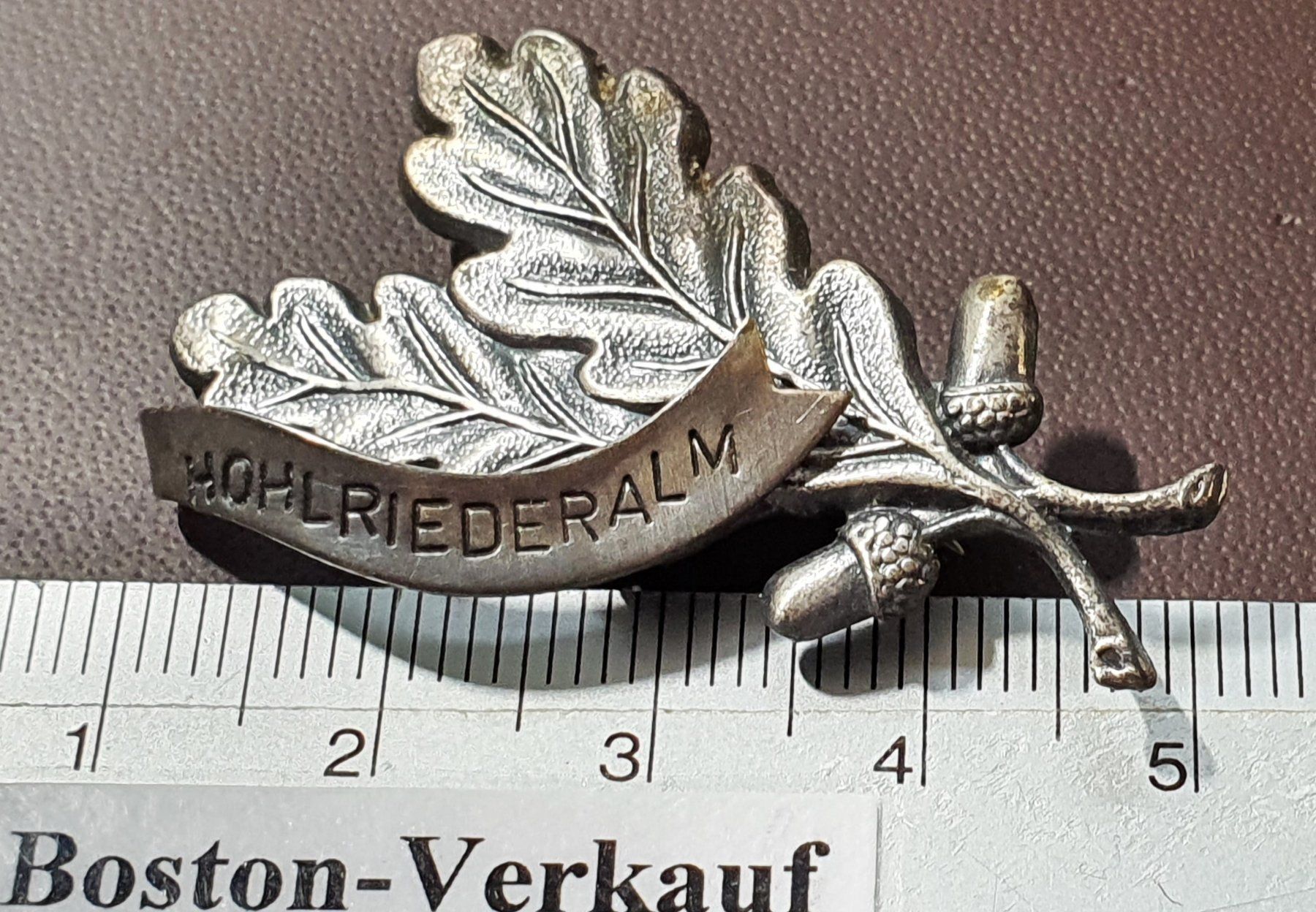 Spille & Fermagli: S272 - Brosche Holriederalm Eichenblatt mit Eicheln – Usato da Reinach BL venduto da Boston-Verkauf 2