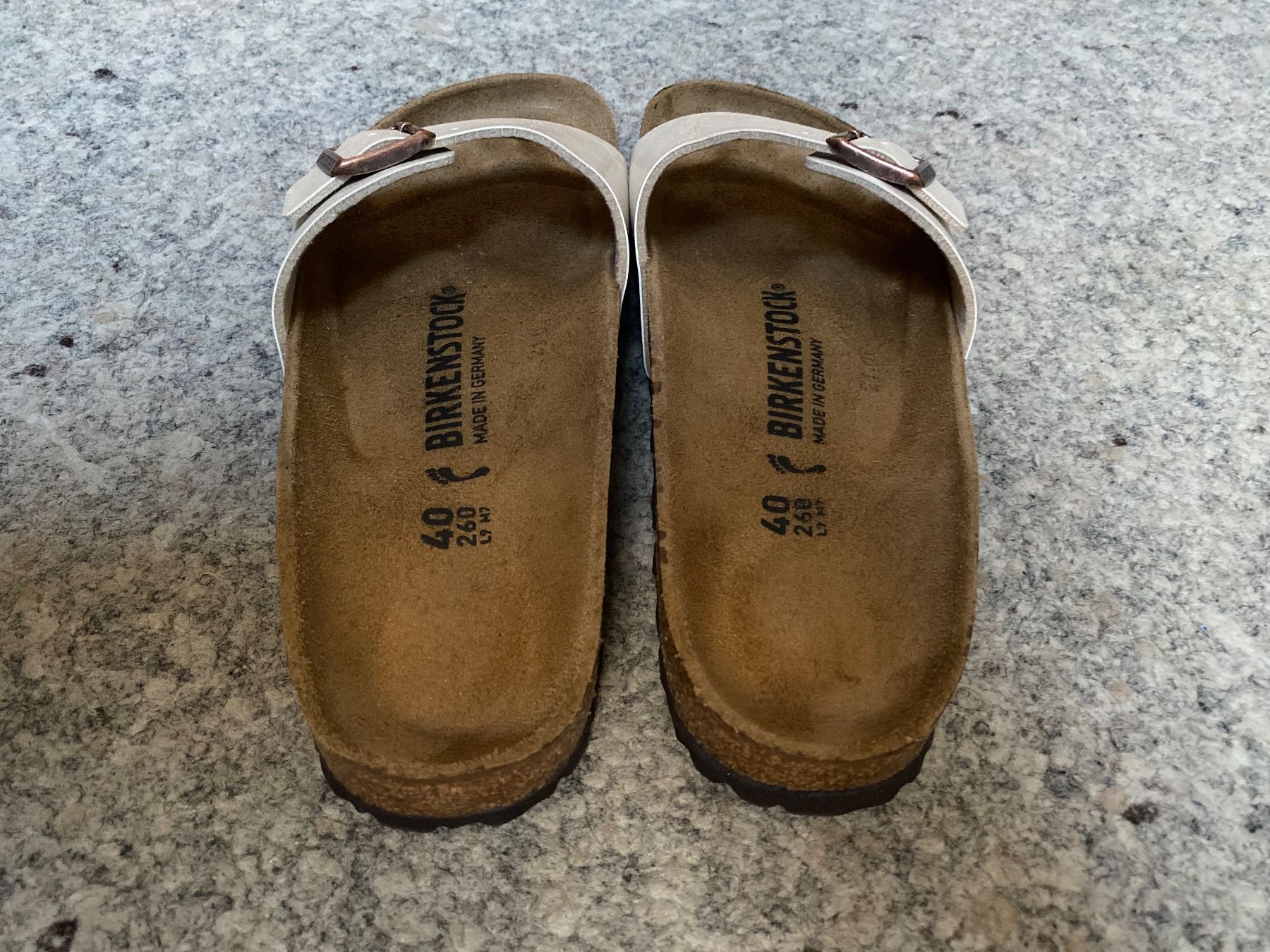 Birkenstock Damenschuhe: Birkenstock Madrid Pearl White, Gr. 40 – Gebraucht aus Wattwil von edel88 3