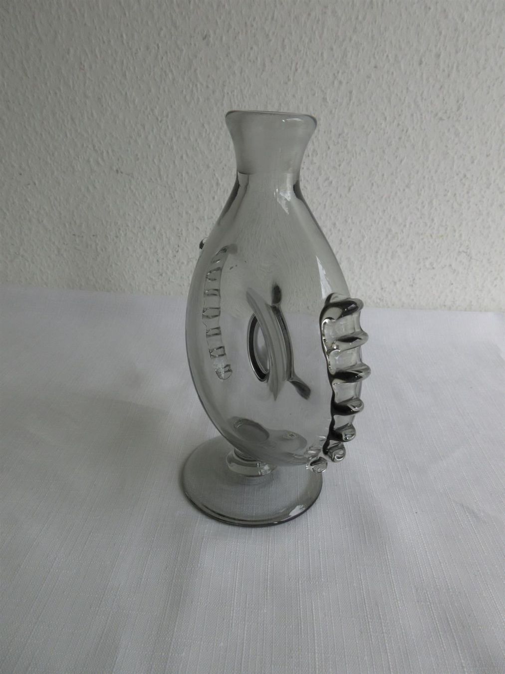 Caraffe: Reijmyre "Doughnut", Rauchglas, selten – Usato da Binningen venduto da Oldfashion 2