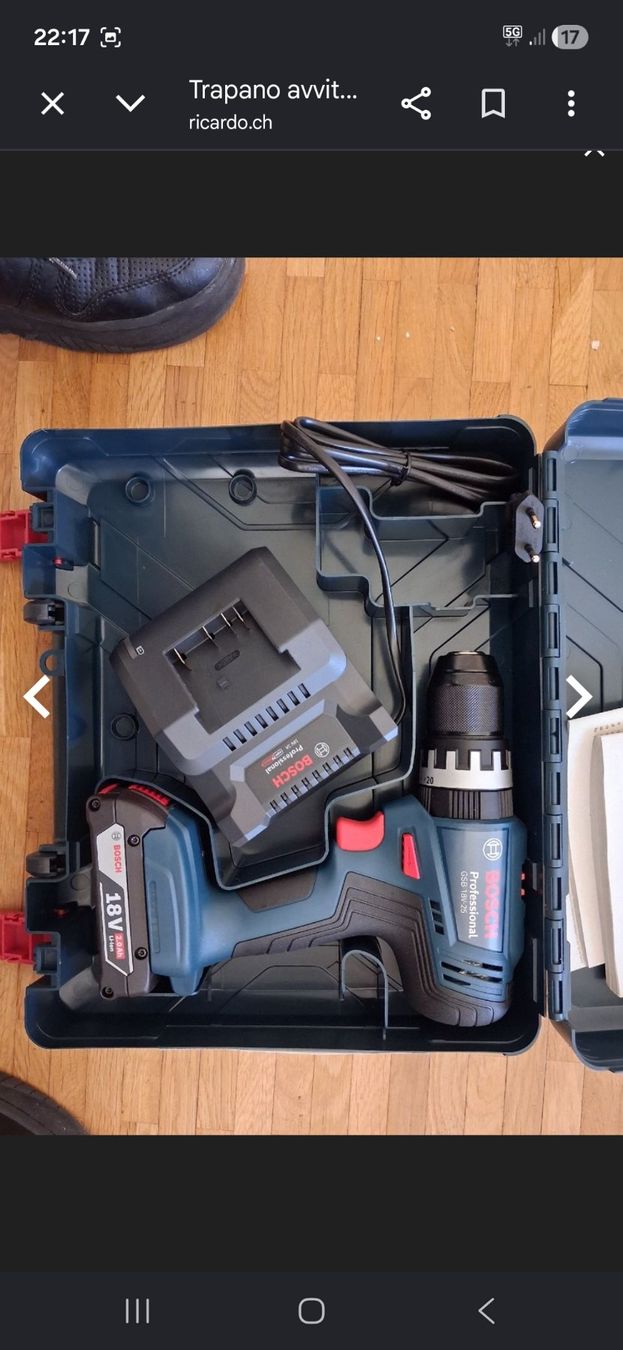Bosch Trapani: Trapano avvitatore Bosch GSB 18V-25 Professional – Nuovo e nell'imballaggio originale da Jona venduto da MirkoAltad
