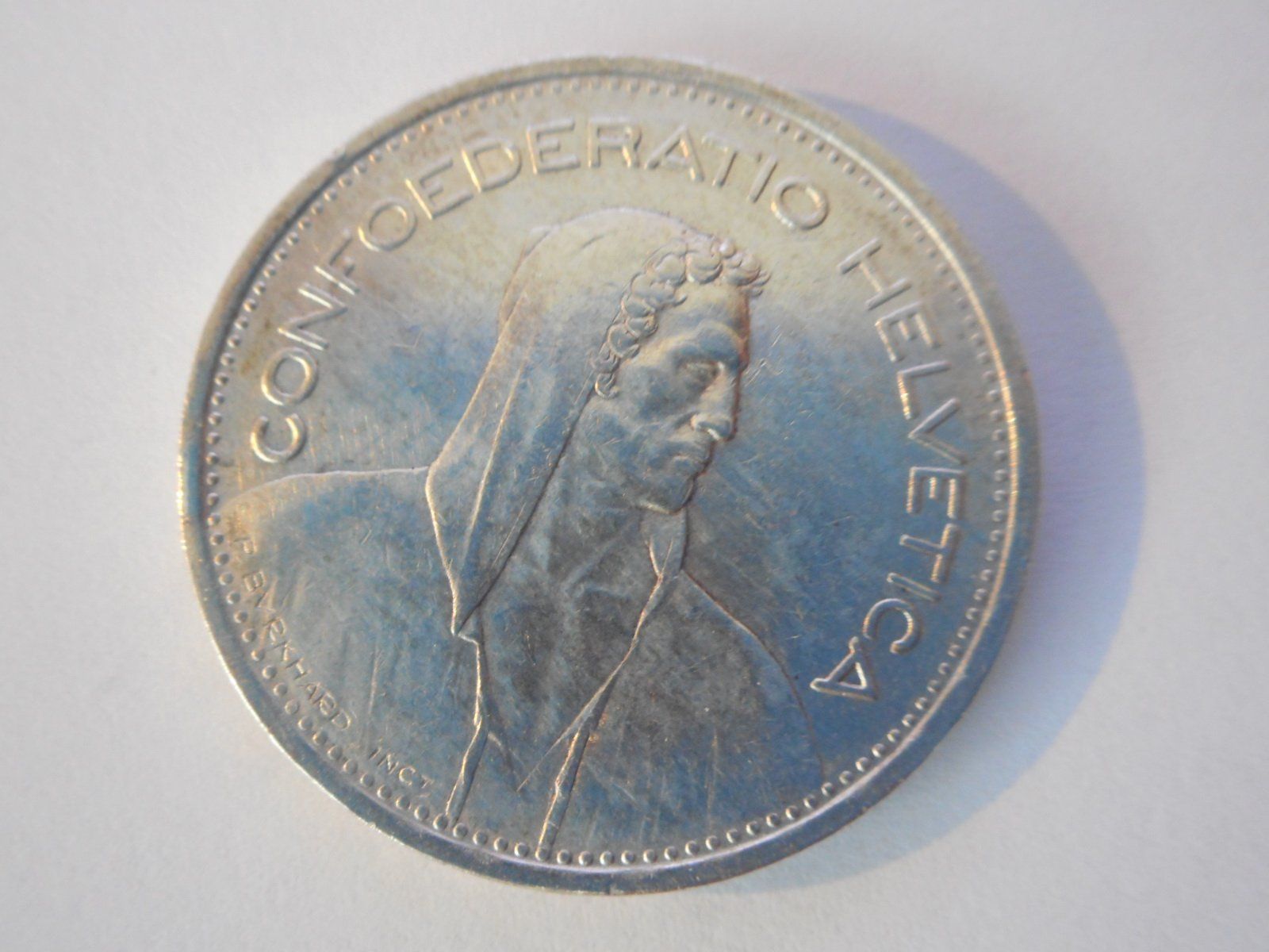 Tutti le monete: 5 Fr. 1953 silber vorz+ – Nuovo (secondo la descrizione) da Kriegstetten venduto da pizlad2010 4