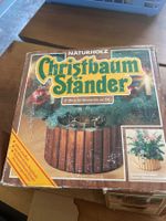Christbaumständer Naturholz, Durchmesser 28 cm, Vintage