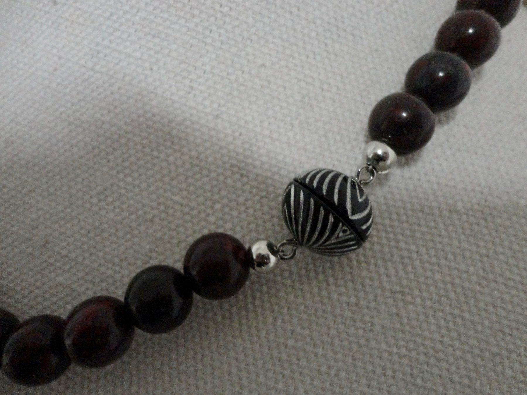 Catenine: Halskette Mahagoni-Obsidian/ Achat – Nuovo (secondo la descrizione) da Biberist venduto da tl-schmuck 3