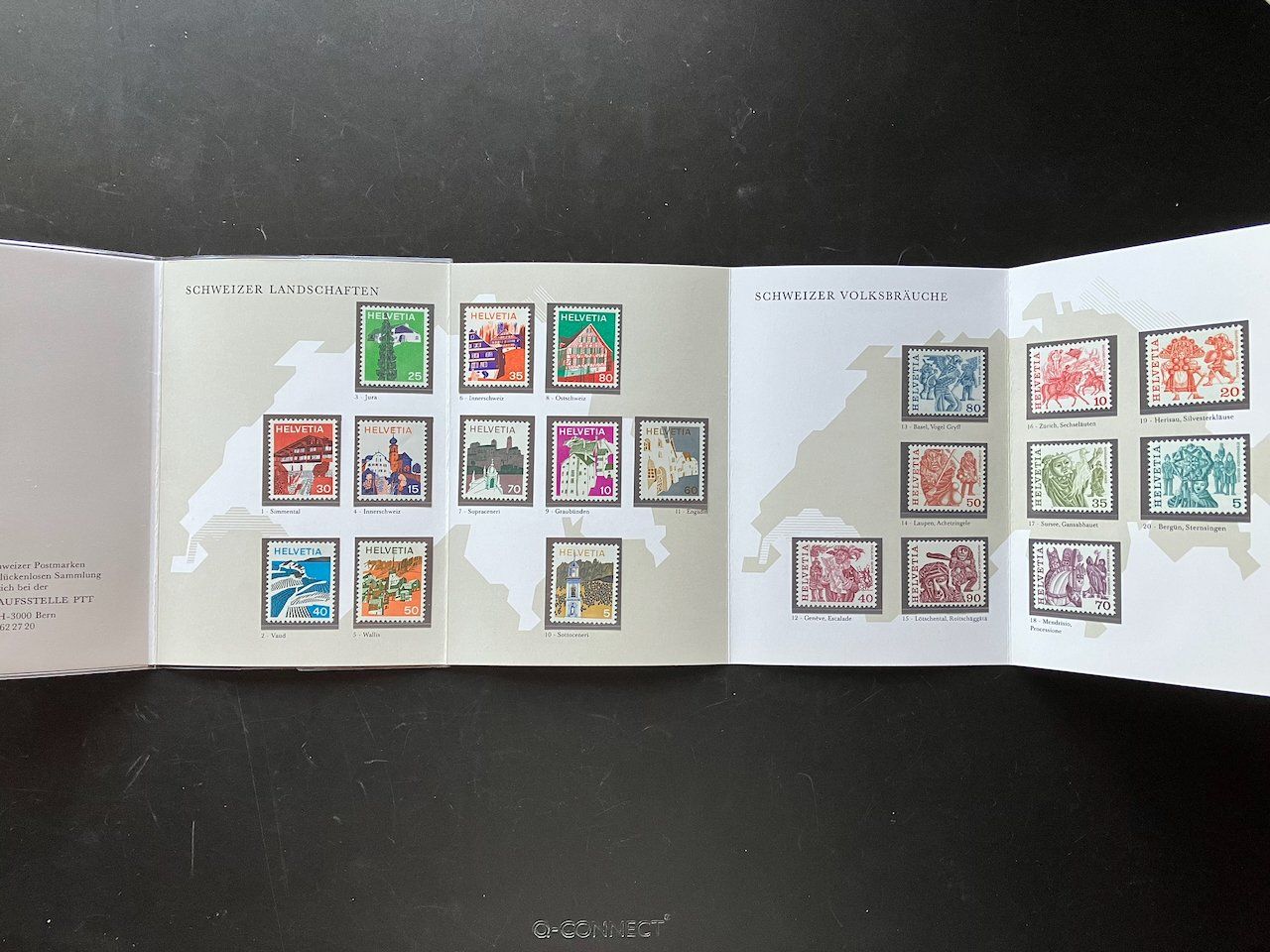 Tutti i francobolli: PTT-Souvenir "Schweizer Briefmarken" 1973 - 1977 – Usato da Nesslau venduto da zueri6 1
