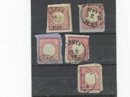 DEUTSCHES REICH AB 1872 GEST. AUF PAPIER