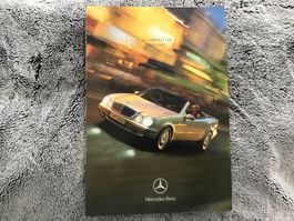 Mercedes-Benz CLK Elegance und Sport Faltprospekt Febr. 1998