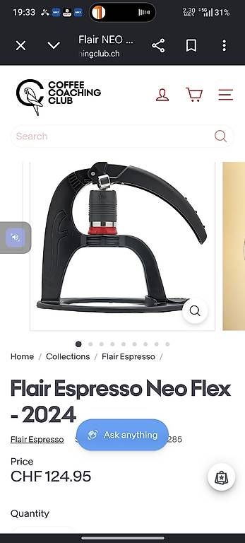 Macchine per caffè & Macchine per espresso: Flair Espresso  Neo Flex wenig benutzt – Nuovo e nell'imballaggio originale da Zuchwil venduto da Brechi0 2