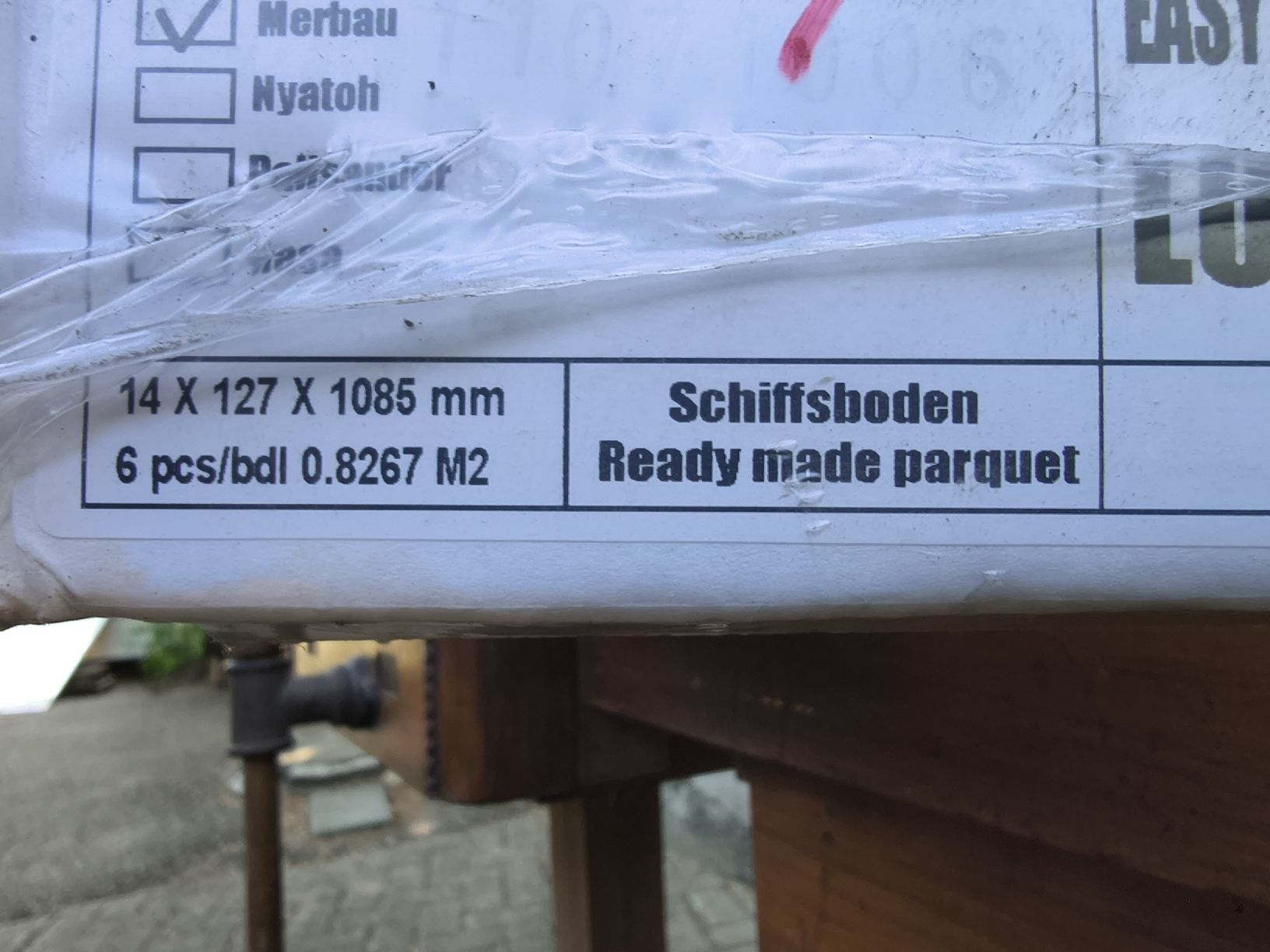 Revêtements de sol: Schiffsboden Merbau EASY SOFT LOC LUXUS ca. 10m2 – Neuf (Voir description) à Jakobsbad par dio_298 1