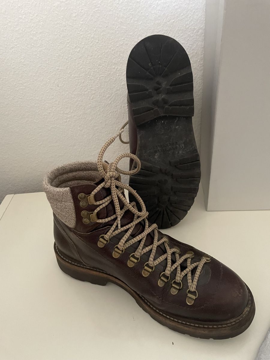 Brunello Cucinelli Scarpe da uomo: Brunello Cucinelli Stiefel braun Leder Grösse 42 – Nuovo (secondo la descrizione) da Adliswil venduto da maximiliann 5