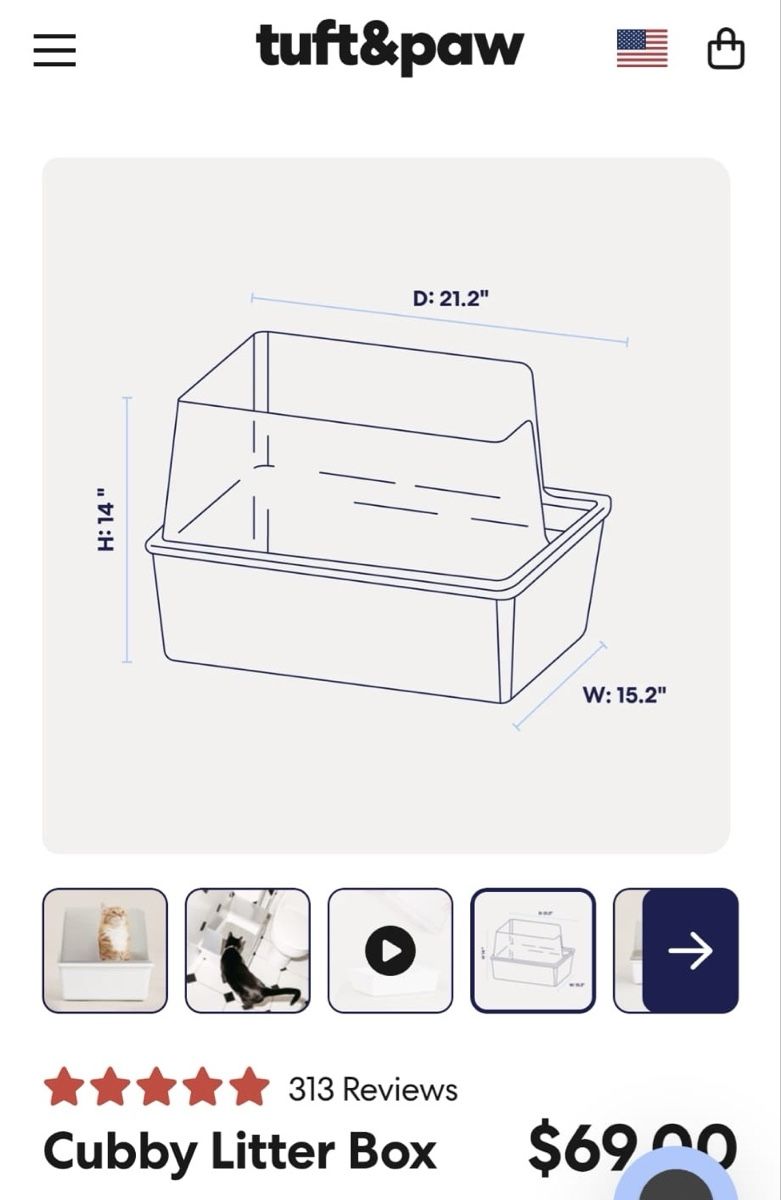 Sonstige Dekorationen & Accessoires: Cubby Litter Box / Litière pour cat – Neu (gemäss Beschreibung) aus Villars-le-Terroir von sim_67xw 4
