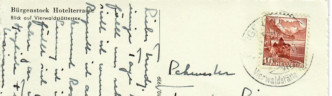 Cartoline postali: Bürgenstock – Usato da Hochdorf venduto da Ziegel-16 1