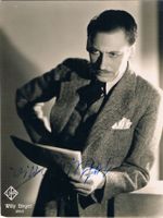 Willy Birgel 1891-1973 Autogramm signiert Foto 18x24cm