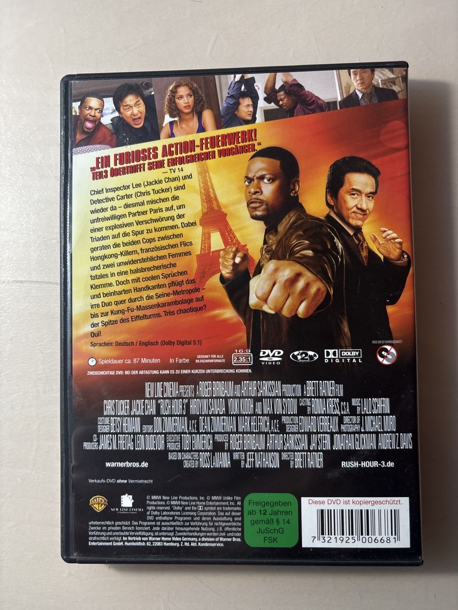 Tutti i DVDs: Rush Houer 3 (0325) – Usato da Ruswil venduto da Slivio_ 1