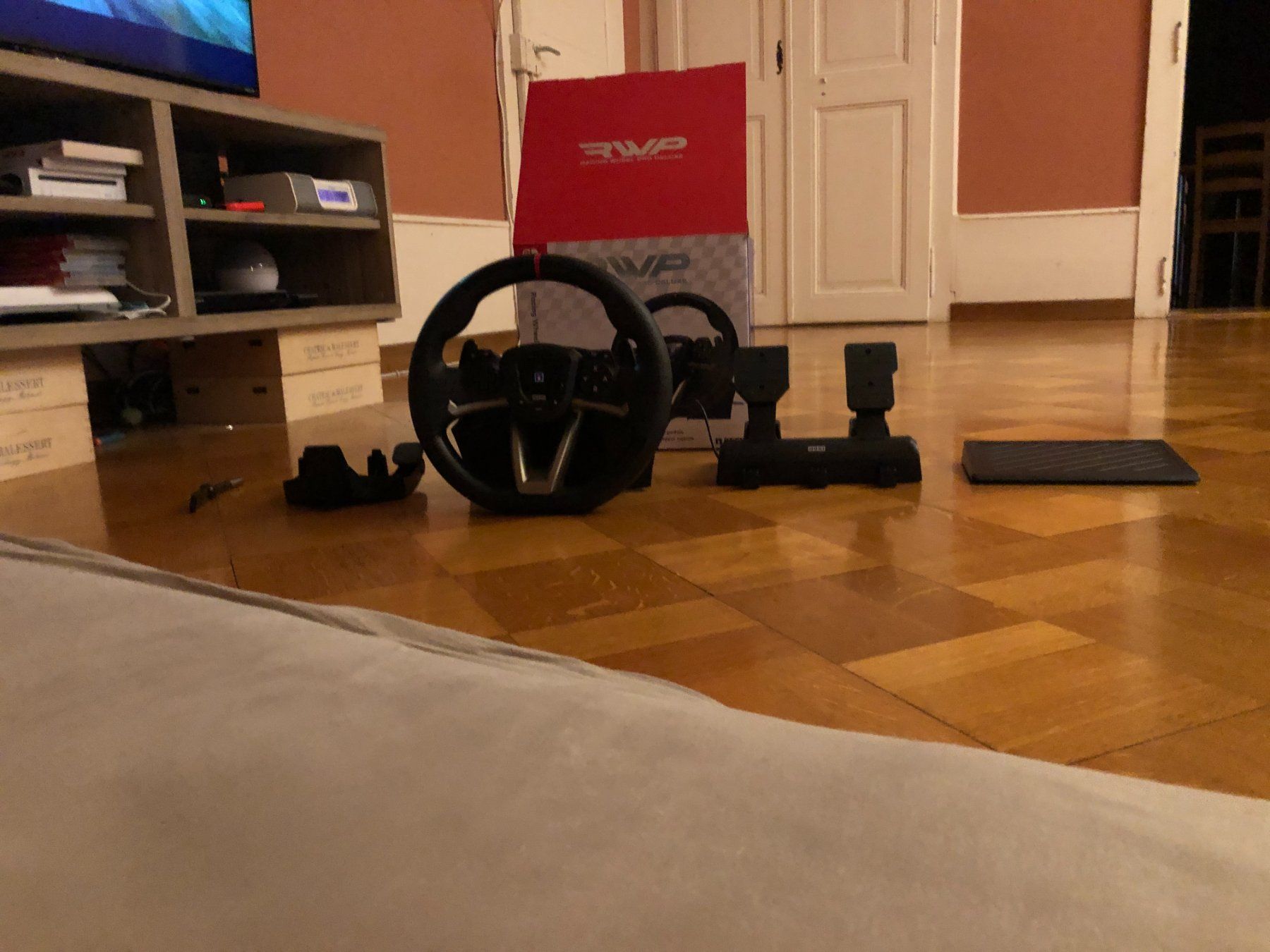Nintendo Controller: Volant + pédales pc et switch, Racing Wheel Pro Deluxe – Usato da Yvorne venduto da didier1000 1