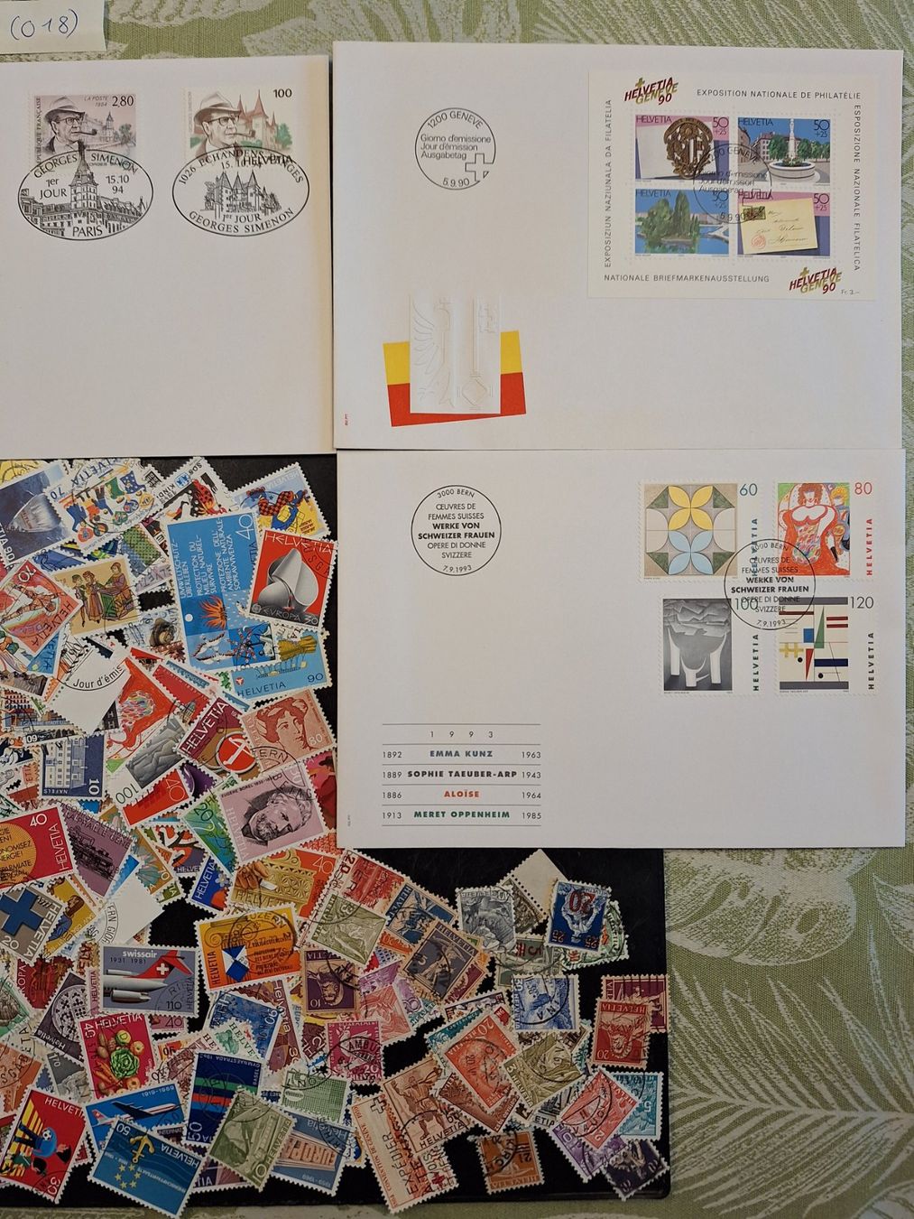 Alle Briefmarken: CH: 400 VERSCHIEDENE GESTEMPELTE (018) – Gebraucht aus Genolier von Antoine30 3