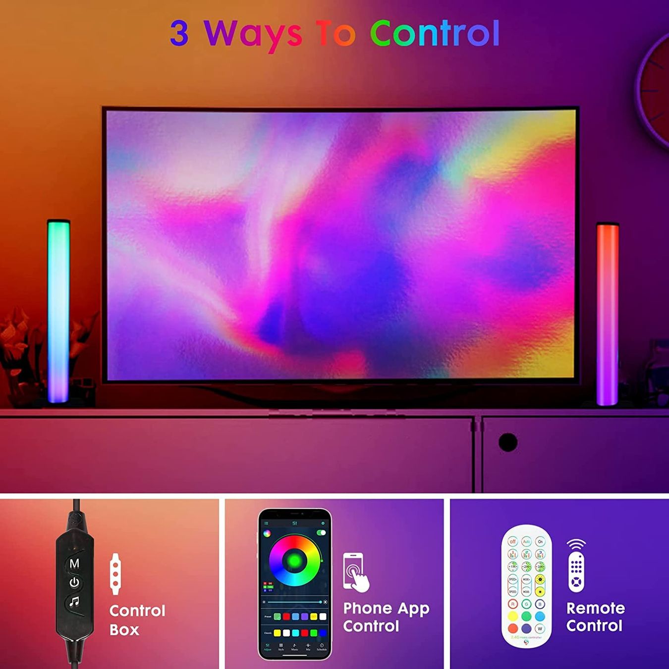 Lampes: LED Lightbar, 2stk Smart RGB – Neuf avec emballage d'origine à Nuglar par SaleRitter 2