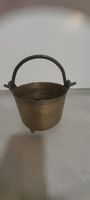 Antikes Messing-Pfännchen, Topf, Dekoration