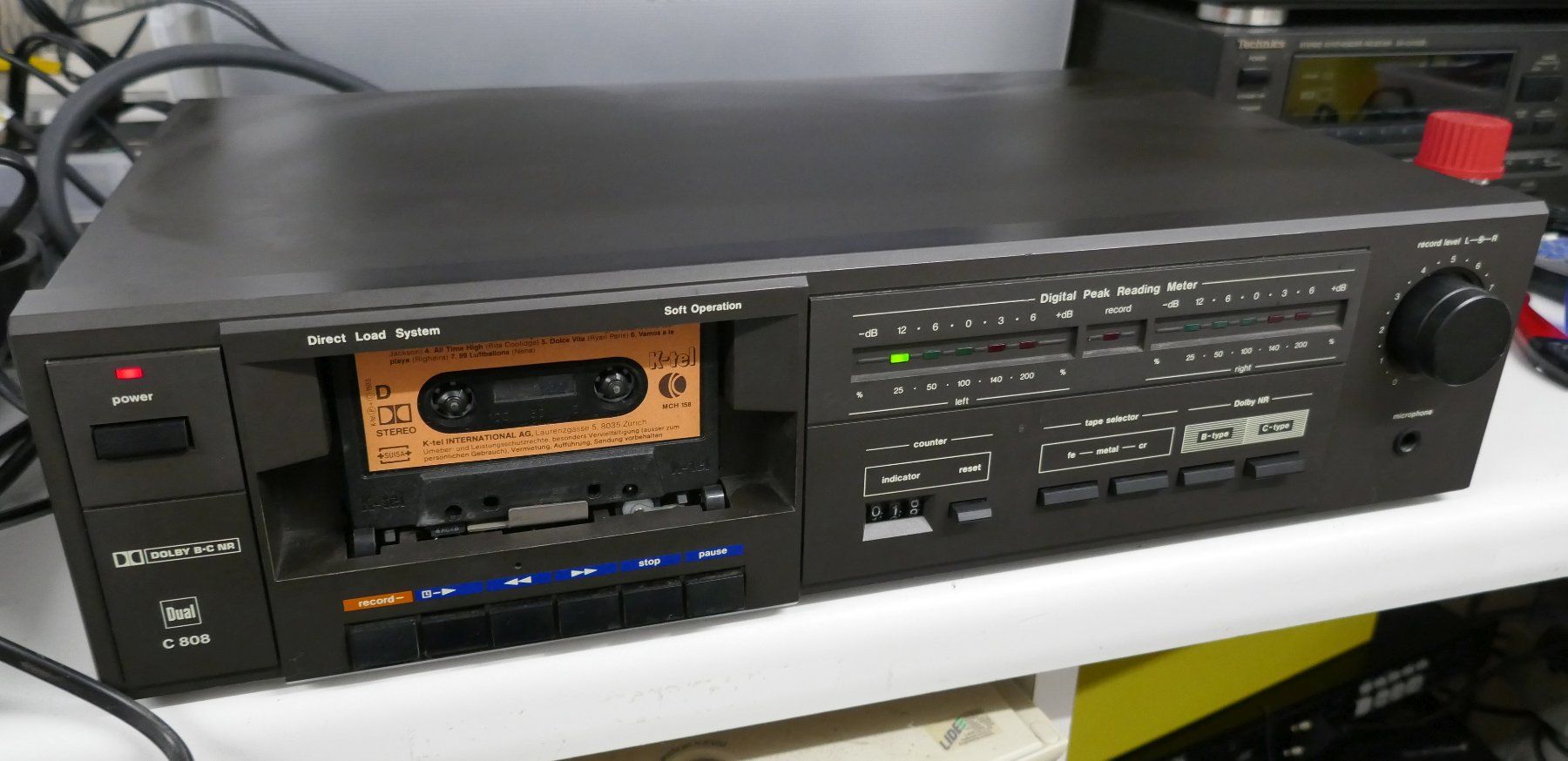 Dual Enregistreurs: Dual Kassettendeck C808 – D'occasion à Wenslingen par FairlightCMI