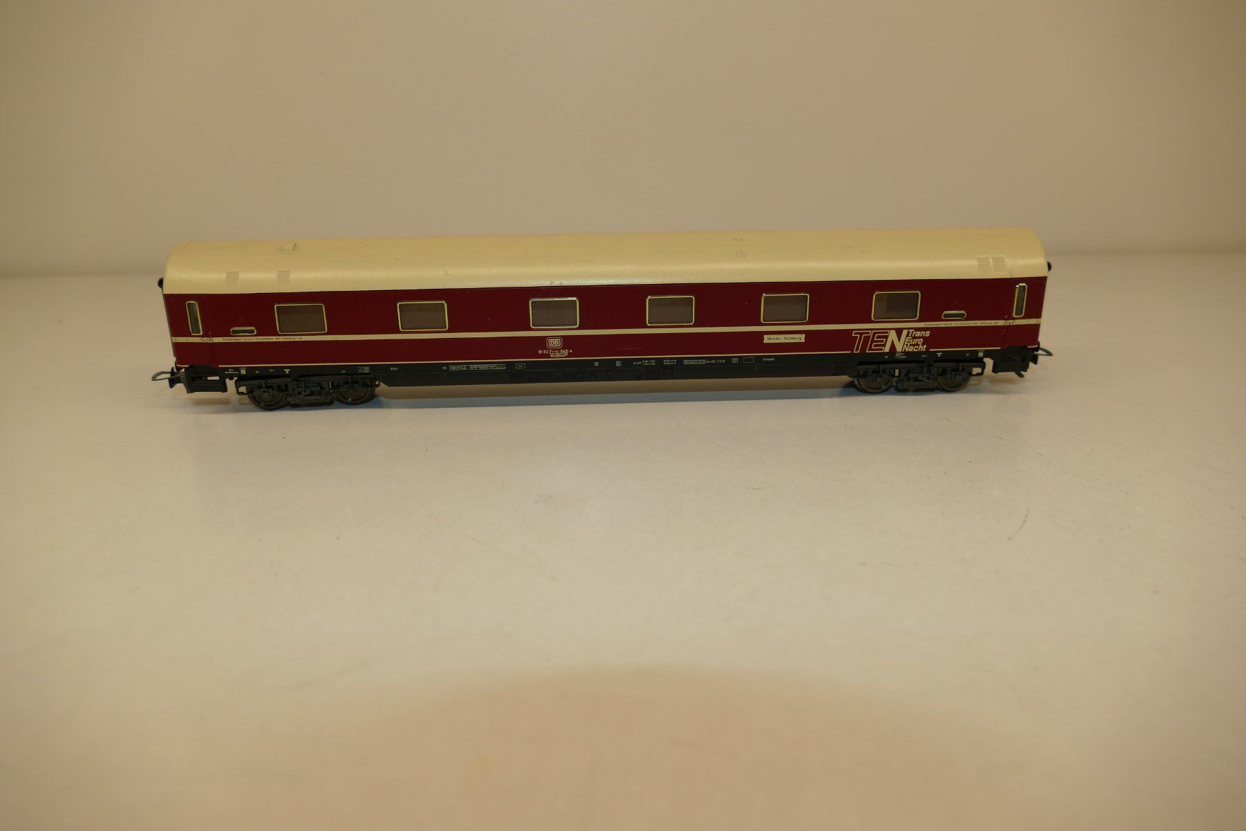 Roco Modellini di ferrovie: Roco H0: DB TEN Schlafwagen – Usato da Niederhasli venduto da rail-duerst 2