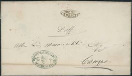 TI Cerentino - Strahlenstempel - Brief - nach Campo