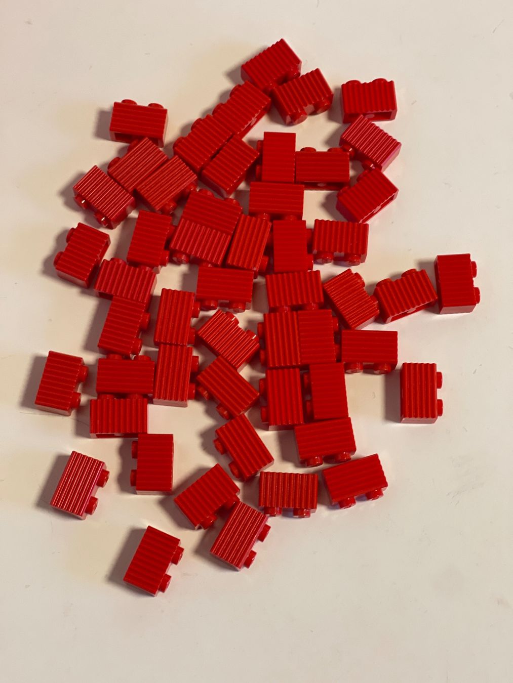 Lego Giocattoli: Lego - 50 Rote rippe steine – Usato da Gelterkinden venduto da cobra0110