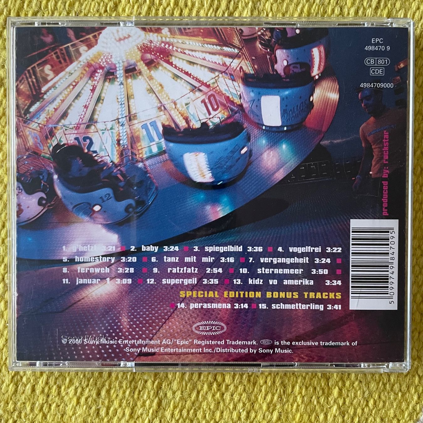 CD: SUBZONIC-SPECIAL EDITION ACHTERBAHN – Usato da Rorschacherberg venduto da CD-Roli 1