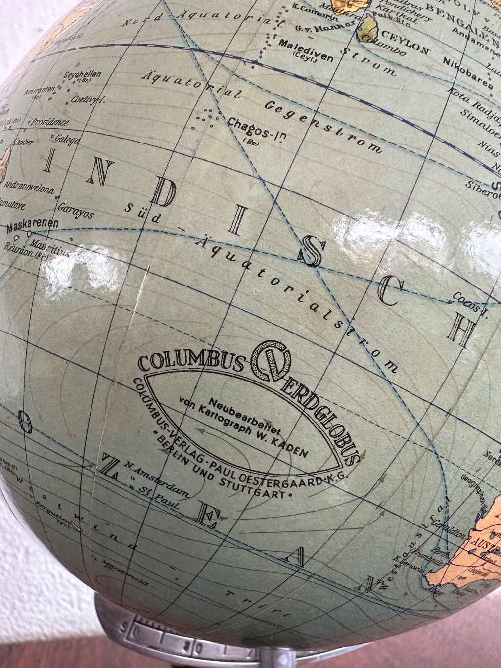 Autres décorations & accessoires: Vintage Columbus Erdglobus – D'occasion à Zürich par frauflufelberg 8