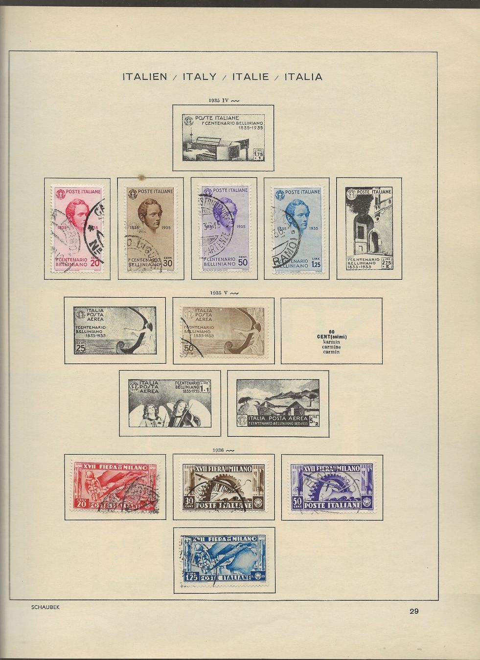 Tutti i francobolli: Marken Italien 1934 bis 1938 – Usato da Au ZH venduto da xelagreb01 4