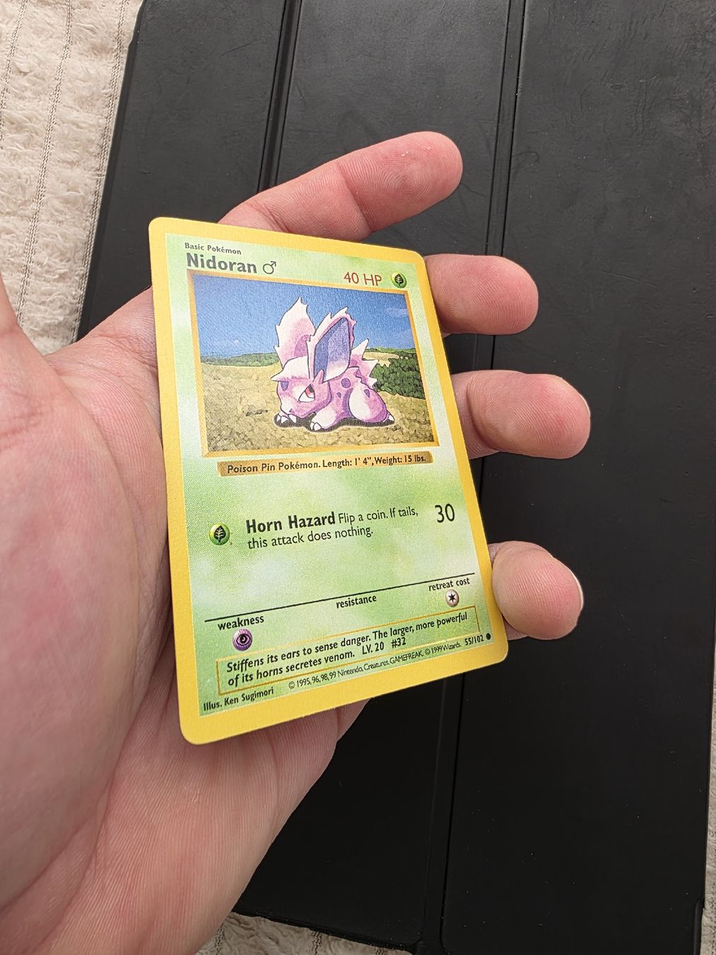 Pokémon Carte collezionabili: Nidoran♂️ Shadowless Base Set – Usato da oberbuchsiten venduto da thug4 1