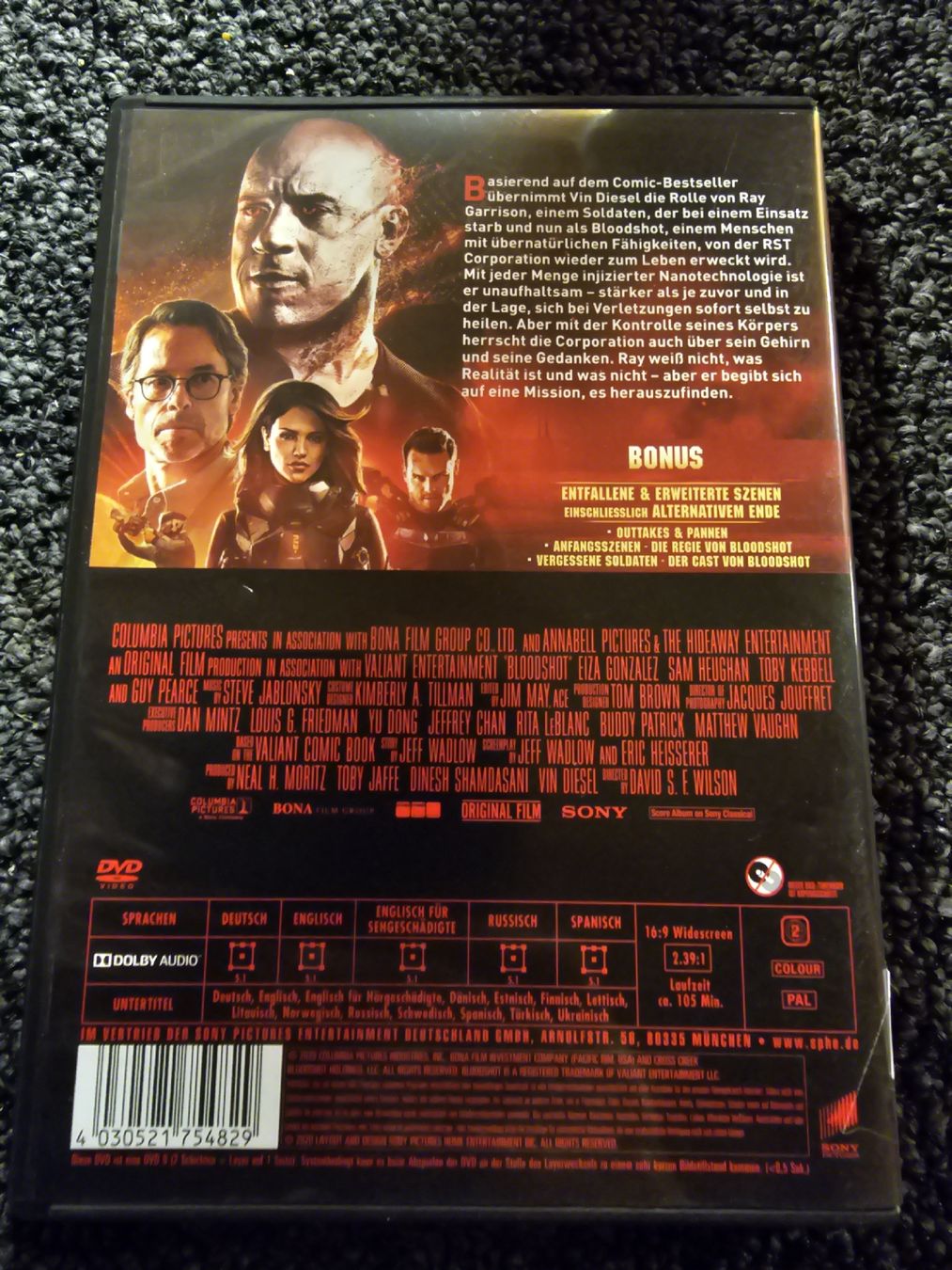 Tutti i DVDs: DVD Bloodshot (19579) – Usato da Ruswil venduto da jan_bxl5 1
