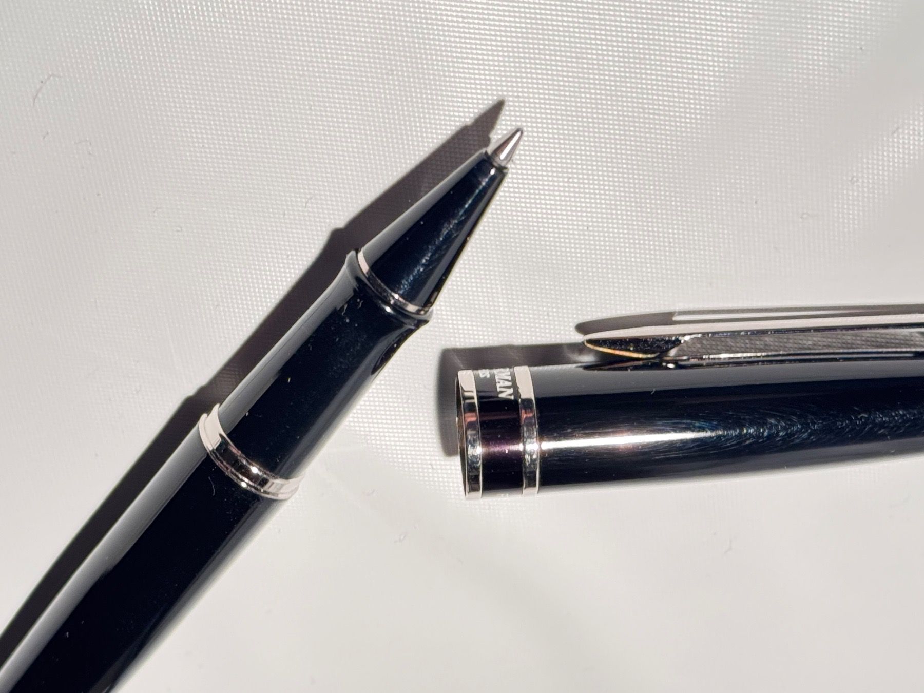 Waterman Penna & Evidenziatori: Waterman Roller schwarz/silber neuwertig – Usato da Uster venduto da Prosperus 2