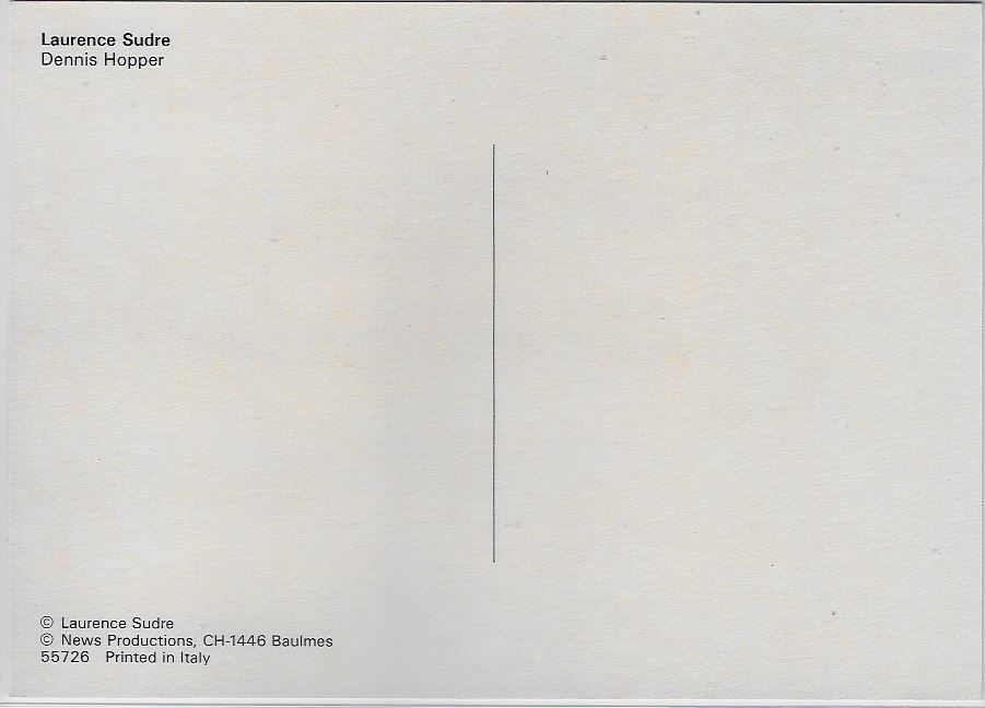 Cartoline postali: Dennis Hopper - Photo: Laurence Sudre – Usato da Ettingen venduto da Kartenplanet 1