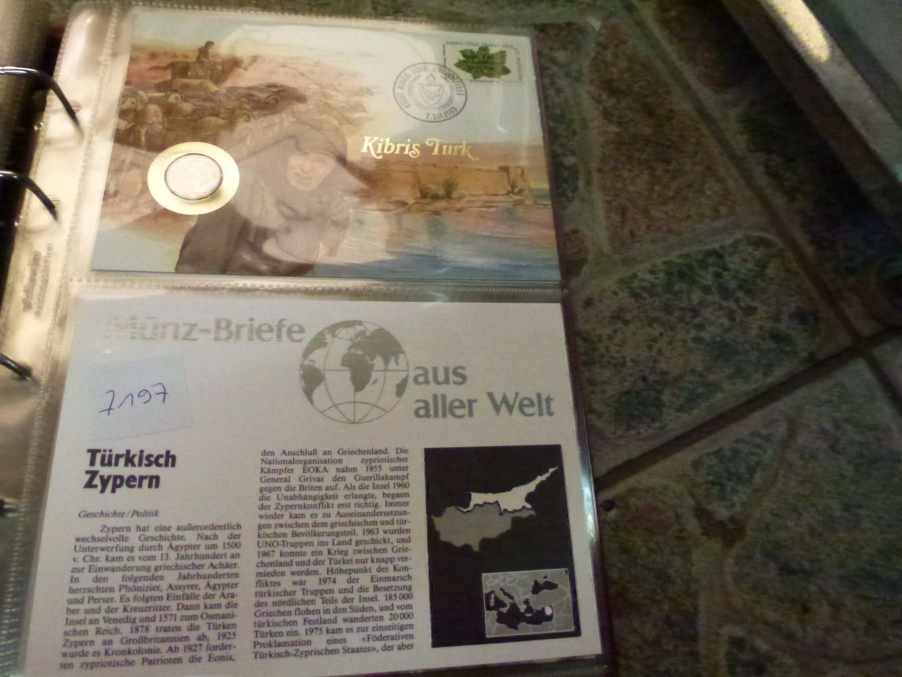 Tutti le monete: Münzbrief Türkisch Zypern – Usato da Olten venduto da Disc-Verkauf