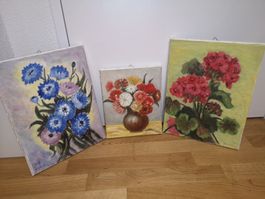Leinwand🖼️🖌️ Gemälde 🌸🌺 (handgemalt)